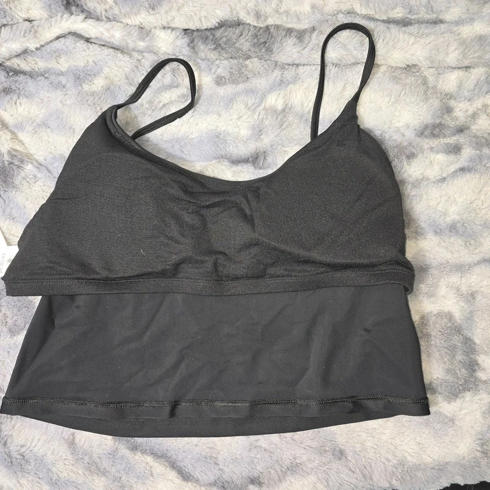 NWT Body Glove Smoothies‎ Norah Black Tankini Swim Top  XL